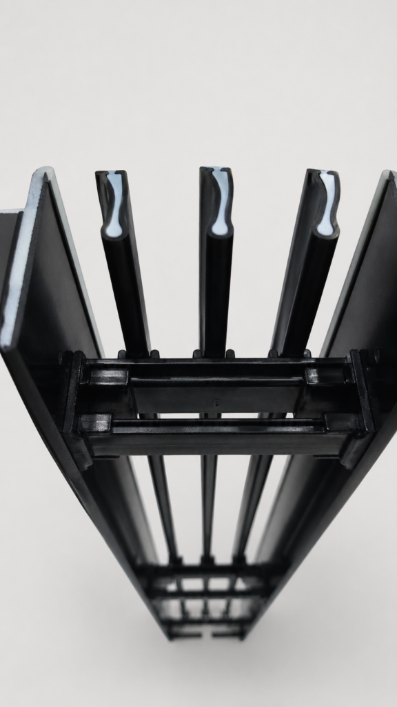 T-bar diffuser blade core cross section